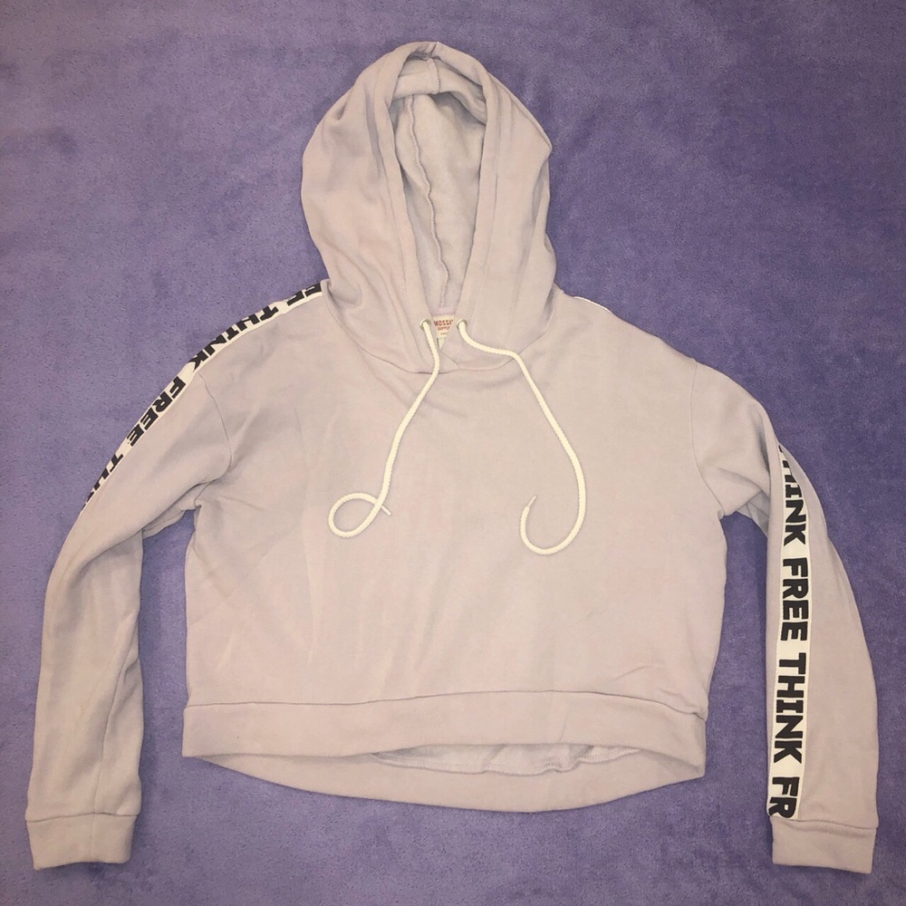Cropped hoodie💜